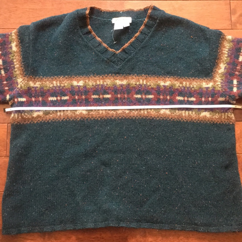 ❤️Vintage Eddie Bauer Fair Isle wool sweater - Picture 4 of 8